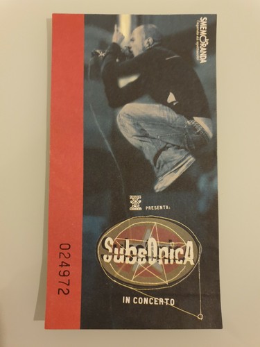 Biglietto concerto subsonica - biglietto,