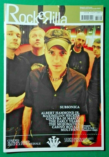 Rivista rockerilla subsonica - rivista, rockerilla-
