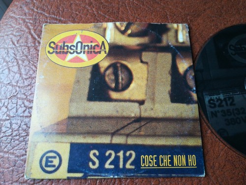Subsonica cose che - subsonica, ho