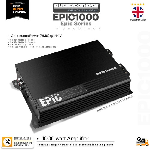 Audiocontrol epic1000 1000w - audiocontrol,