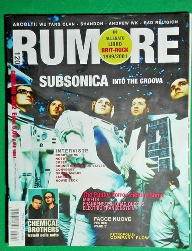 Rivista rumore subsonica into - rivista,