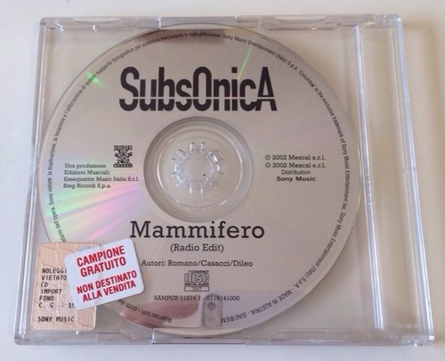 Subsonica mammifero raro - subsonica,