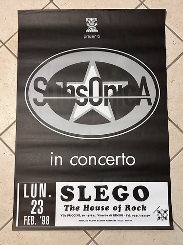 Subsonica poster manifesto - subsonica,